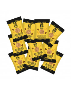 Frollini biologici semintegrali con gocce di cioccolato (Kit 10 confezioni monodose)