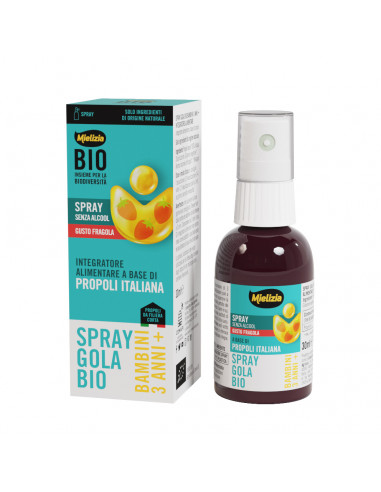Difesa e Sollievo Gola Bio dalle Api Spray 30ml (Bambini)