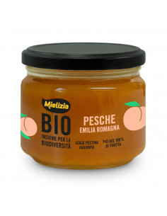 Composta biologica di Pesche Vasetto 250g