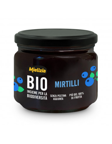 Composta biologica di Mirtilli Vasetto 250g