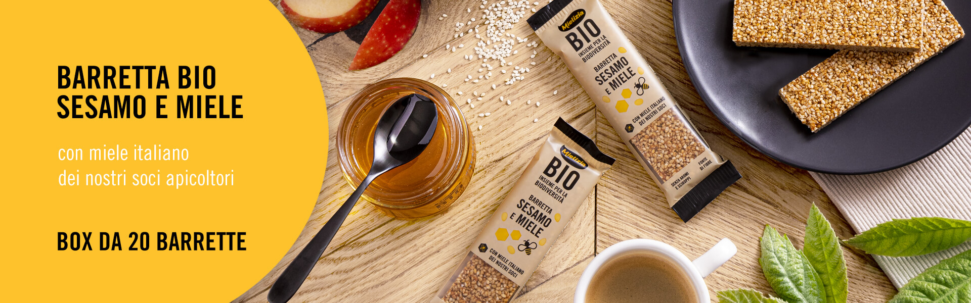Barretta Bio Sesamo e Miele